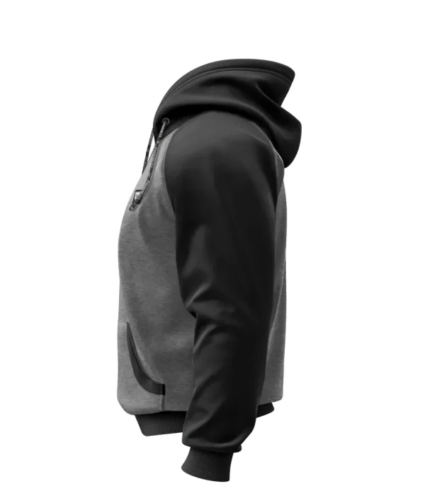 BLUZA KANGURKA BLACK & DARK GRAY PRO-Proudest Online