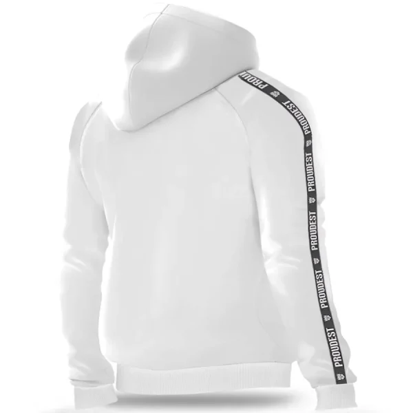 BLUZA KANGURKA SUMMER EDITION WHITE TAPE-Proudest Best