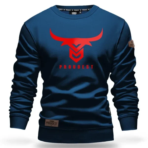 Bluza klasyczna BULL Dark Blue-Proudest Clearance
