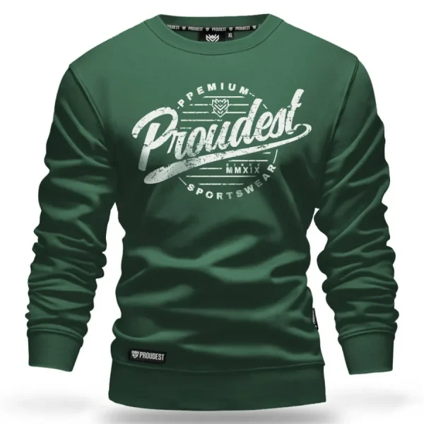 Bluza klasyczna Old Style Dark Green-Proudest Best