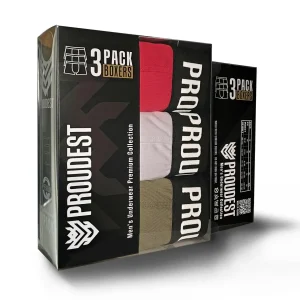 Bokserki męskie PRO 3PACK jasne-Proudest Fashion