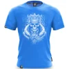 Koszulka bawełniana King Skull Blue-Proudest Clearance