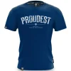 Koszulka bawełniana Old Line Dark Blue-Proudest Outlet