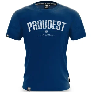 Koszulka bawełniana Old Line Dark Blue-Proudest Outlet