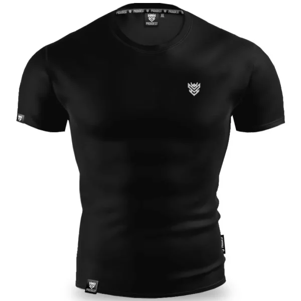 Koszulka bawełniana Slim Black-Proudest New