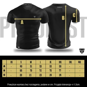 Koszulka bawełniana Slim Black Logo-Proudest Online