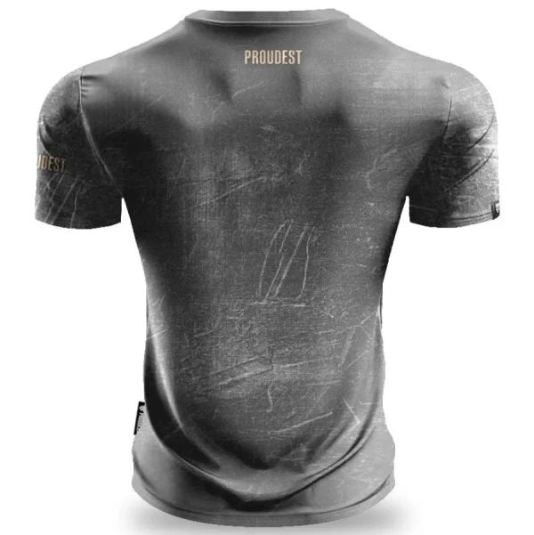 Koszulka slim play hard black-Proudest Hot