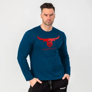 Longsleeve BULL Dark Blue-Proudest Discount