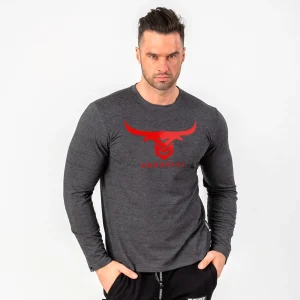 Longsleeve BULL Dark Gray-Proudest New