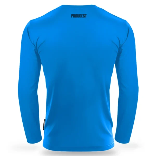 Longsleeve DEEP FOREST WOLF blue-Proudest Clearance