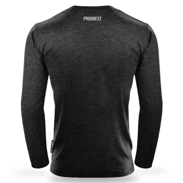 Longsleeve Wings Dark Gray Melange-Proudest New