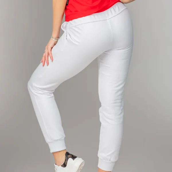 Spodnie Damskie Slim White Stars-Proudest Hot